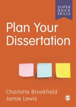 Plan Your Dissertation Plan Your Dissertation