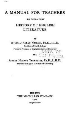 A History of English Literature