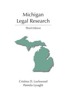 Michigan Legal Research 3rd 9781531000585 Front Cover