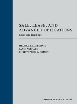 Sale, Lease, and Advanced Obligations Cases and Readings  9781531002497 Front Cover