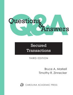 Questions and Answers Secured Transactions 3rd 9781531006891 Front Cover