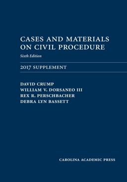 Cases and Materials on Civil Procedure