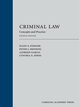 Criminal Law Concepts and Practice 4th 9781531007676 Front Cover