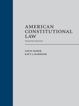 American Constitutional Law American Constitutional Law