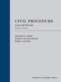 Civil Procedure: Cases, Materials, and Questions  9781531014087 Front Cover