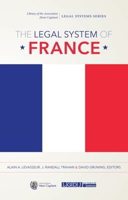 Legal System of France  9781531014520 Front Cover