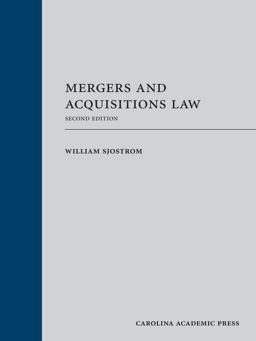     MERGERS+ACQUISITIONS LAW  9781531016883 Front Cover
