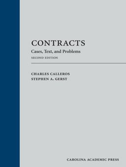 Contracts Cases, Text, and Problems 2nd 9781531017606 Front Cover