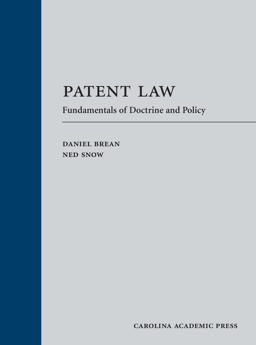 Patent Law Fundamentals of Doctrine and Policy  9781531017897 Front Cover