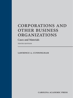 Corporations and Other Business Organizations Corporations and Other Business Organizations
