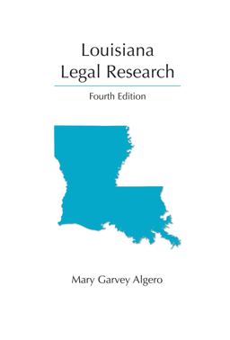 Louisiana Legal Research:  9781531020880 Front Cover