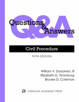 Questions and Answers: Civil Procedure
