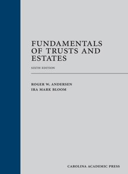     FUNDAMENTALS OF TRUST+ESTATES  9781531024840 Front Cover