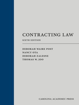 Contracting Law 6th 9781531025199 Front Cover