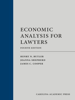Economic Analysis for Lawyers Economic Analysis for Lawyers
