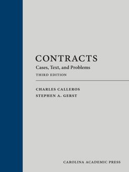 Contracts Cases, Text, and Problems 3rd 9781531028060 Front Cover