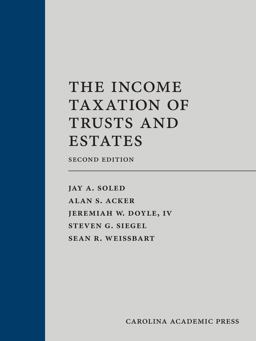 Income Taxation of Trusts and Estates 2nd 9781531028084 Front Cover