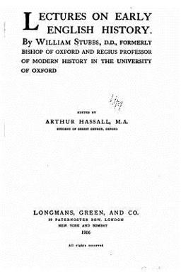 Lectures on Early English History