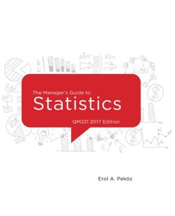 Manager's Guide to Statistics  9781533580009 Front Cover