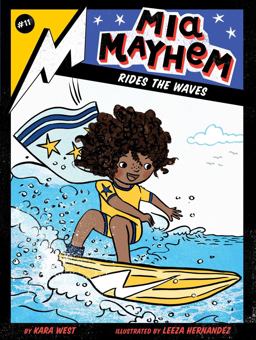 Mia Mayhem Rides the Waves  9781534484429 Front Cover