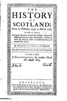 The History of Scotland, from 21 February, 1436. to March 1565
