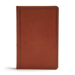 CSB Deluxe Gift Bible, Brown LeatherTouch