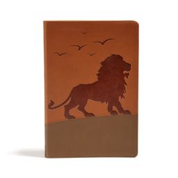 KJV One Big Story Bible, Brown Lion LeatherTouch KJV One Big Story Bible, Brown Lion LeatherTouch