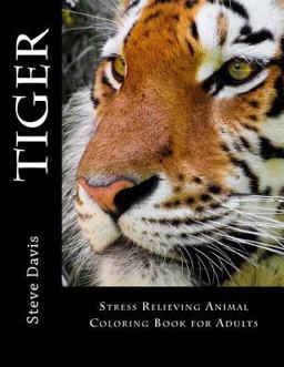 Tiger Adult Coloring Book