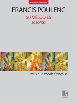 50 Melodies (50 Songs) For High Voice and Piano  9781540000743 Front Cover