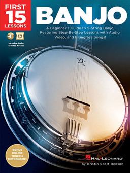 First 15 Lessons - Banjo Book/Online Media  9781540003010 Front Cover