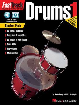 FastTrack Drum Method Starter Pack Book/Online Media  9781540022059 Front Cover