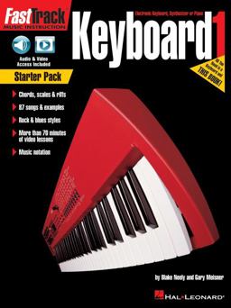 FastTrack Keyboard - Book 1 Starter Pack Includes Method Book with Audio and Video Online  9781540022066 Front Cover