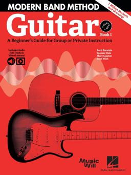 Modern Band Method - Guitar, Book 1: a Beginner's Guide for Group or Private Instruction (Bk/Online Audio)  9781540076687 Front Cover