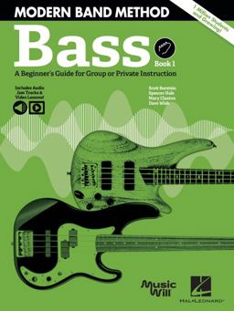 Modern Band Method - Bass, Book 1: a Beginner's Guide for Group or Private Instruction Book/Online Media  9781540076694 Front Cover