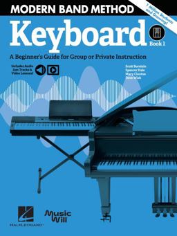 Modern Band Method - Keyboard, Book 1 (Book/Online Media)  9781540076717 Front Cover