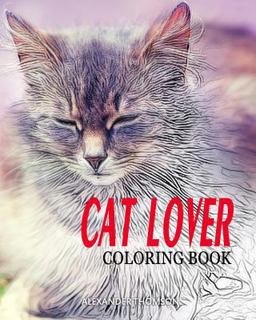 CAT LOVER Coloring Book