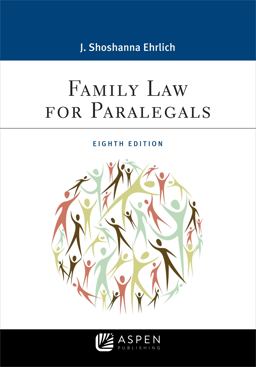 Family Law for Paralegals 8th 9781543801668 Front Cover