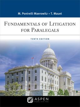 Fundamentals of Litigation for Paralegals: 10th 9781543801675 Front Cover