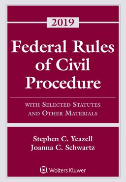 Federal Rules of Civil Procedure With Selected Statutes and Other Materials 2019  9781543806021 Front Cover