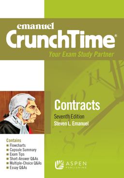 Emanuel CrunchTime for Contracts 7th 9781543807455 Front Cover