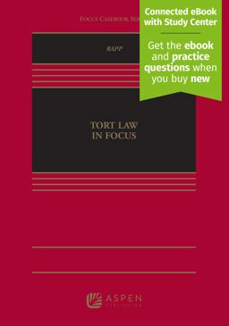 Tort Law in Focus:  9781543807820 Front Cover