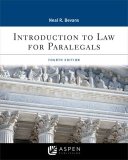 Introduction to Law for Paralegals: Deposition File, Faculty Materials 4th 9781543809053 Front Cover