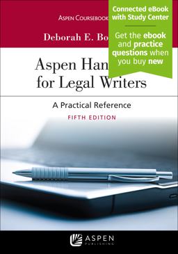 Aspen Handbook for Legal Writers A Practical Reference 5th 9781543809213 Front Cover