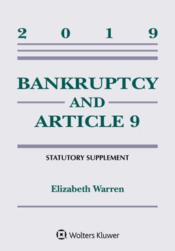 Bankruptcy and Article 9 2019 Statutory Supplement  9781543809558 Front Cover