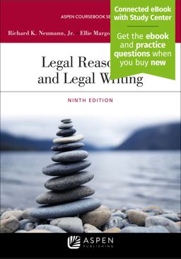 Legal Reasoning and Legal Writing 9th 9781543810851 Front Cover