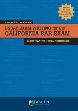Essay Exam Writing for the California Bar Exam 2nd 9781543813500 Front Cover