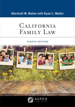 California Family Law 8th 9781543815443 Front Cover