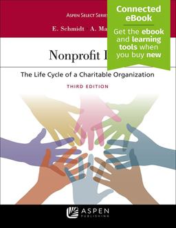 Nonprofit Law The Life Cycle of a Charitable Organization 3rd 9781543817195 Front Cover