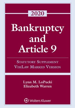 Bankruptcy and Article 9 2020 Statutory Supplement, VisiLaw Marked Version  9781543820492 Front Cover