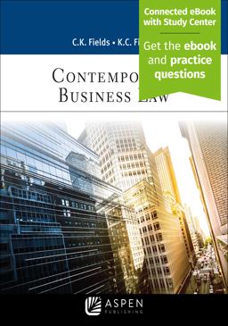 Contemporary Business Law  9781543823196 Front Cover
